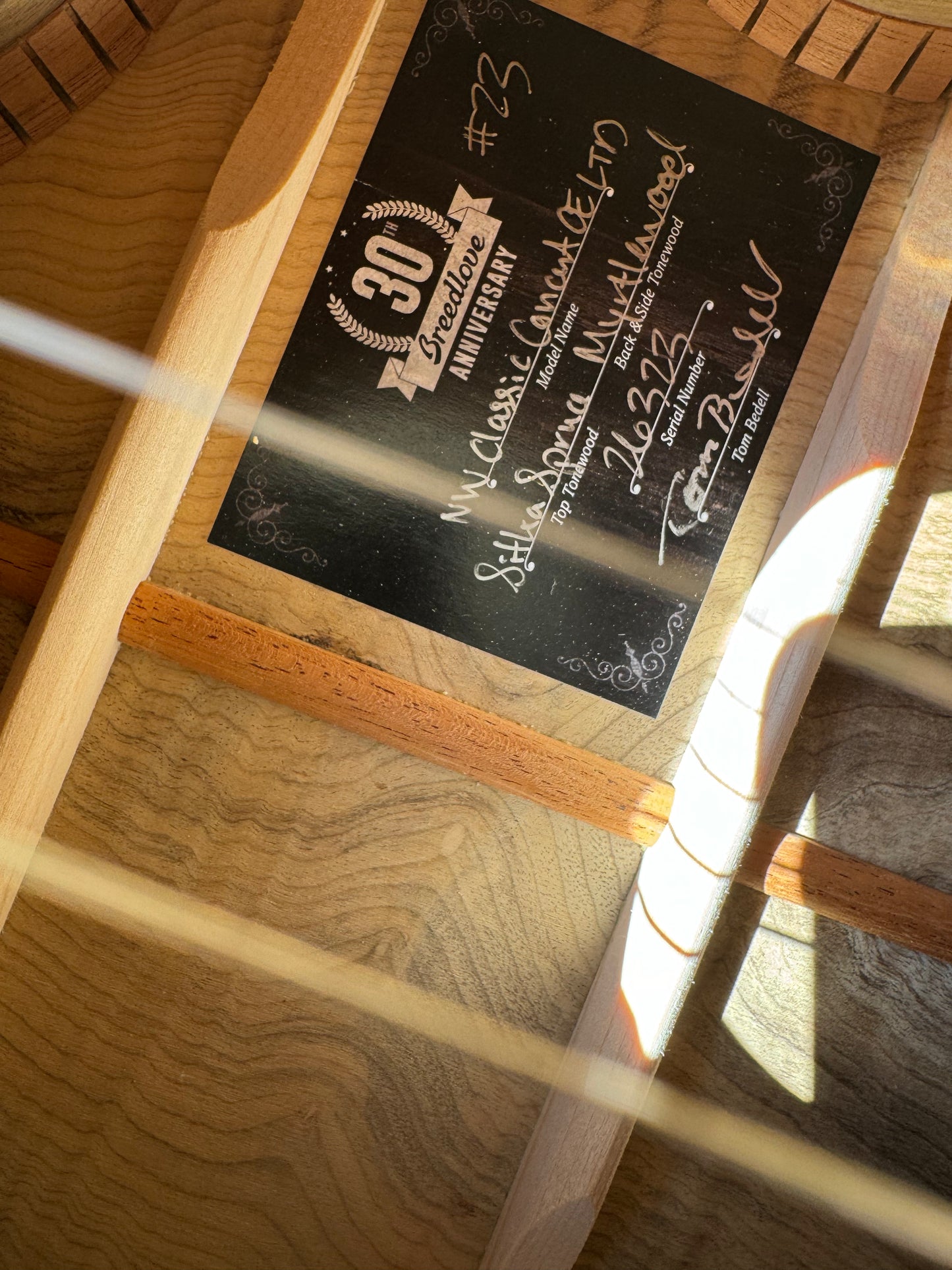 Breedlove Northwest Classic 30th anniversary boutique acoustic guitar