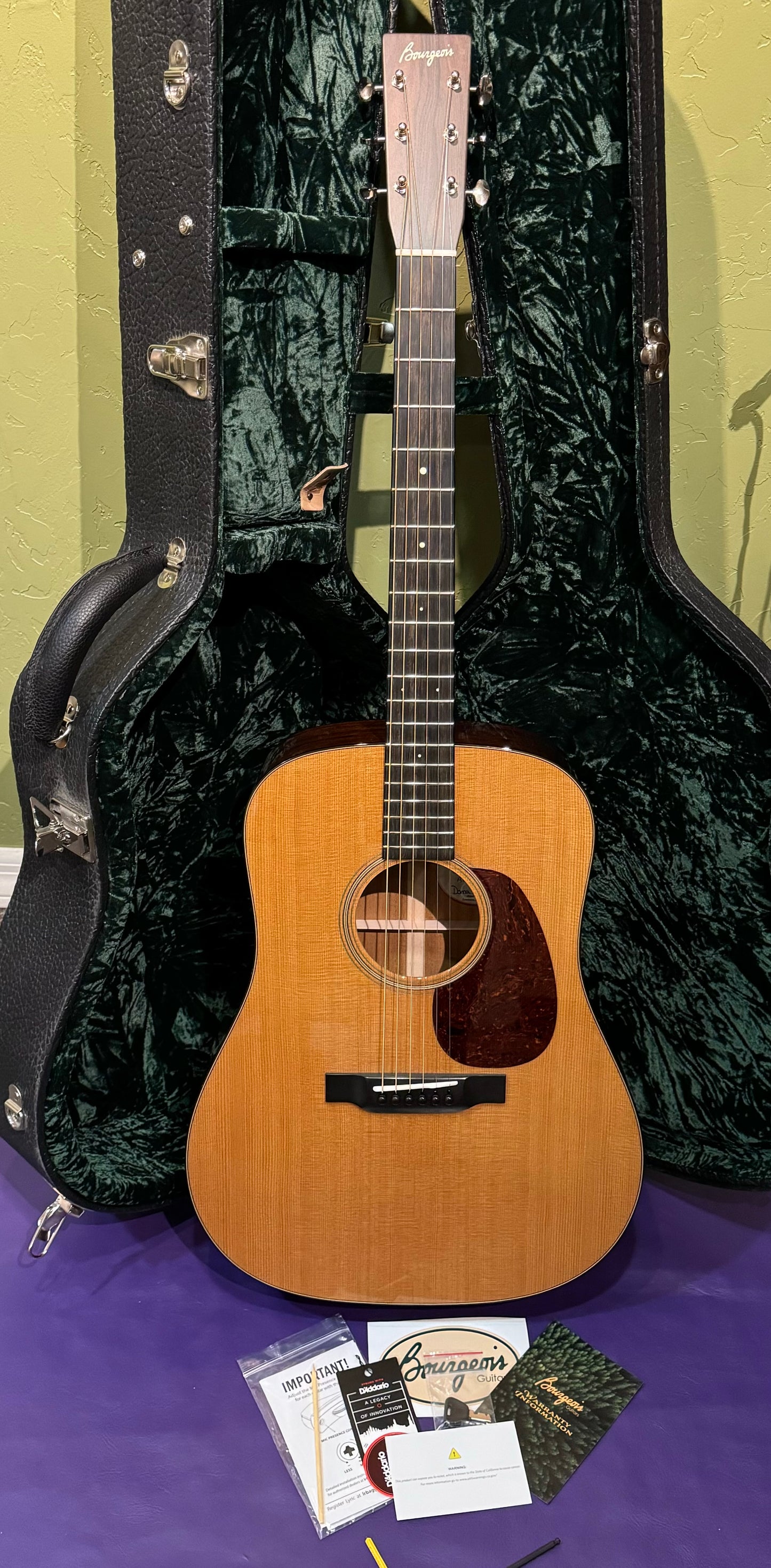 2022 Bourgeois Generation DM Dreadnought Flat top acoustic D-18