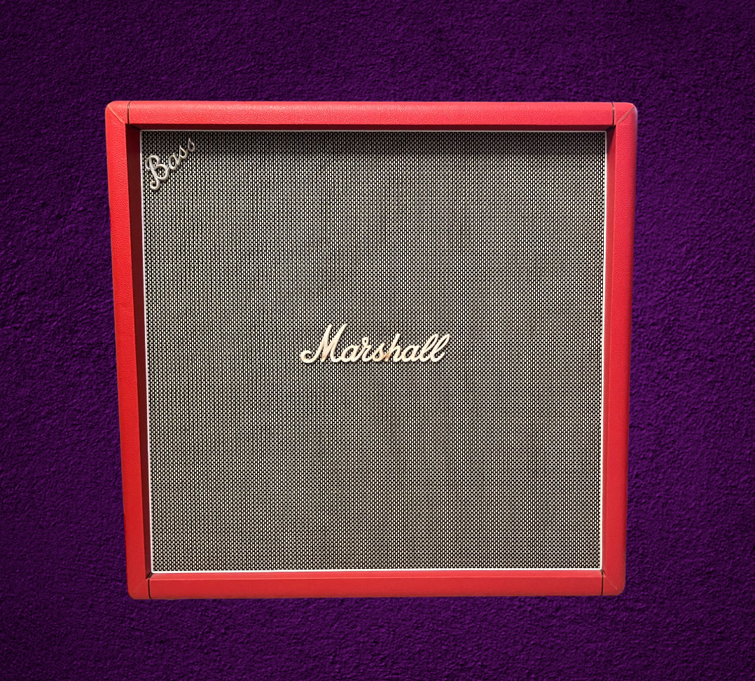 Marshall 4x12 “Bass” bottom cabinet loaded with vintage Greenbacks