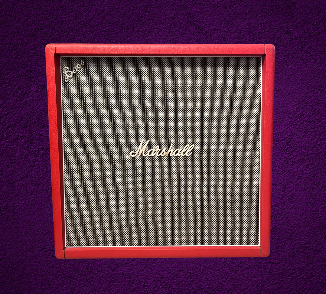 Marshall 4x12 “Bass” bottom cabinet loaded with vintage Greenbacks
