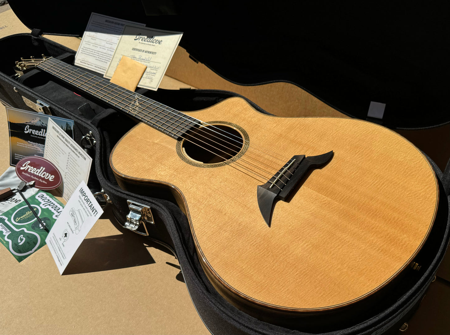 Breedlove Northwest Classic 30th anniversary boutique acoustic guitar