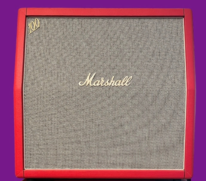 Marshall 4x12 with 55 hz + UK made Greenbacks Mojotone Baltic Birch