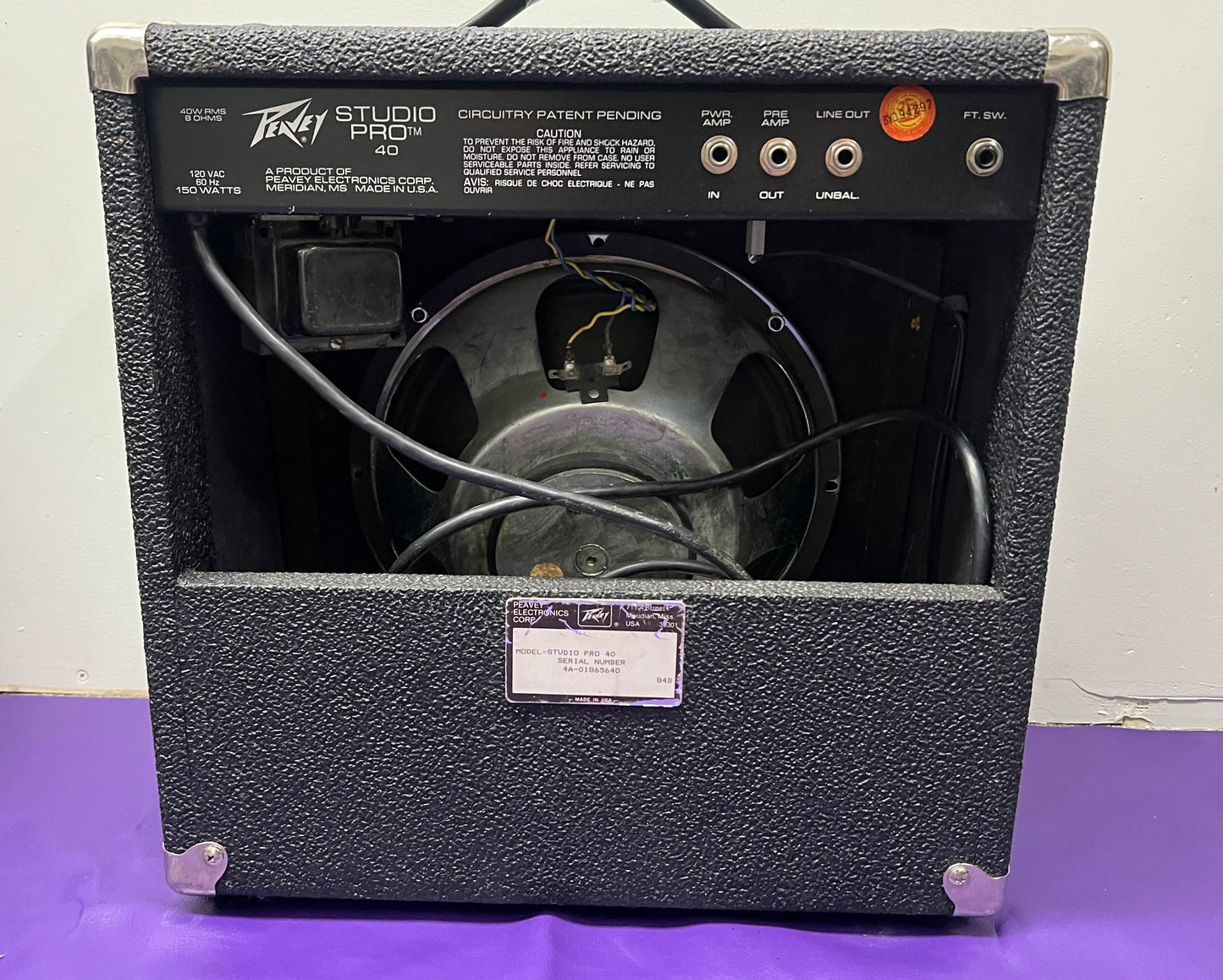 1984 Peavey Studio Pro 40 made in USA