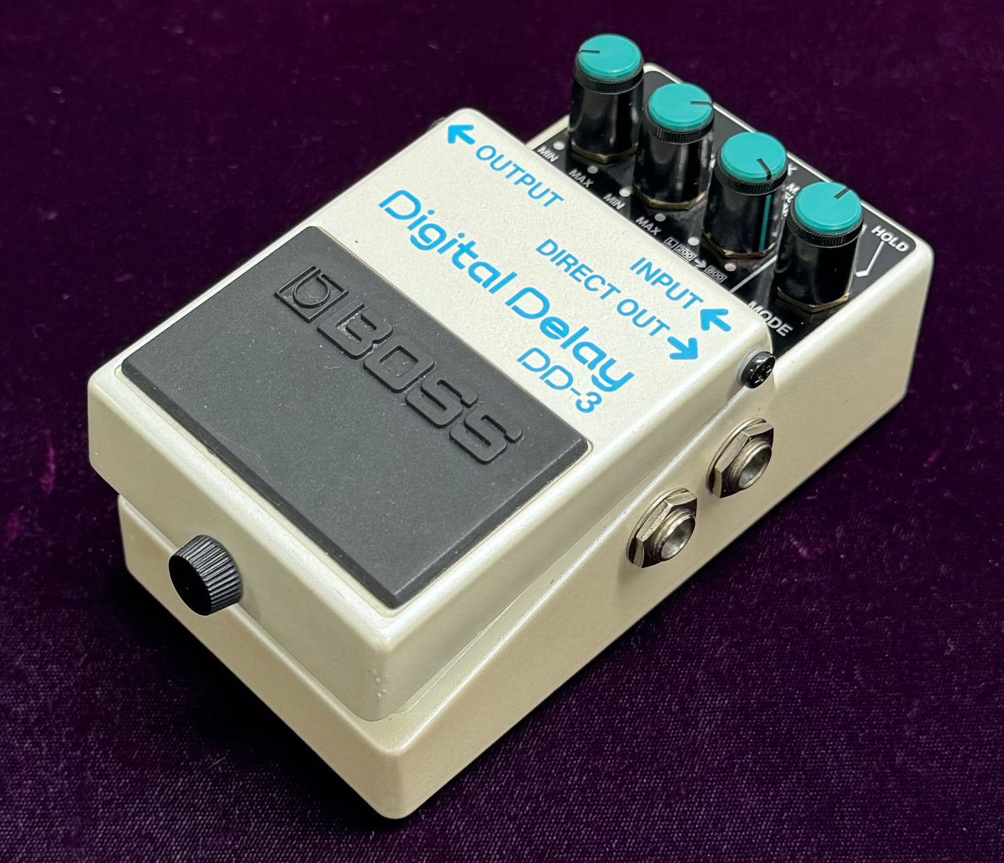 Vintage 1990 Boss DD-3 made in Japan blue bottom 1990s MIJ