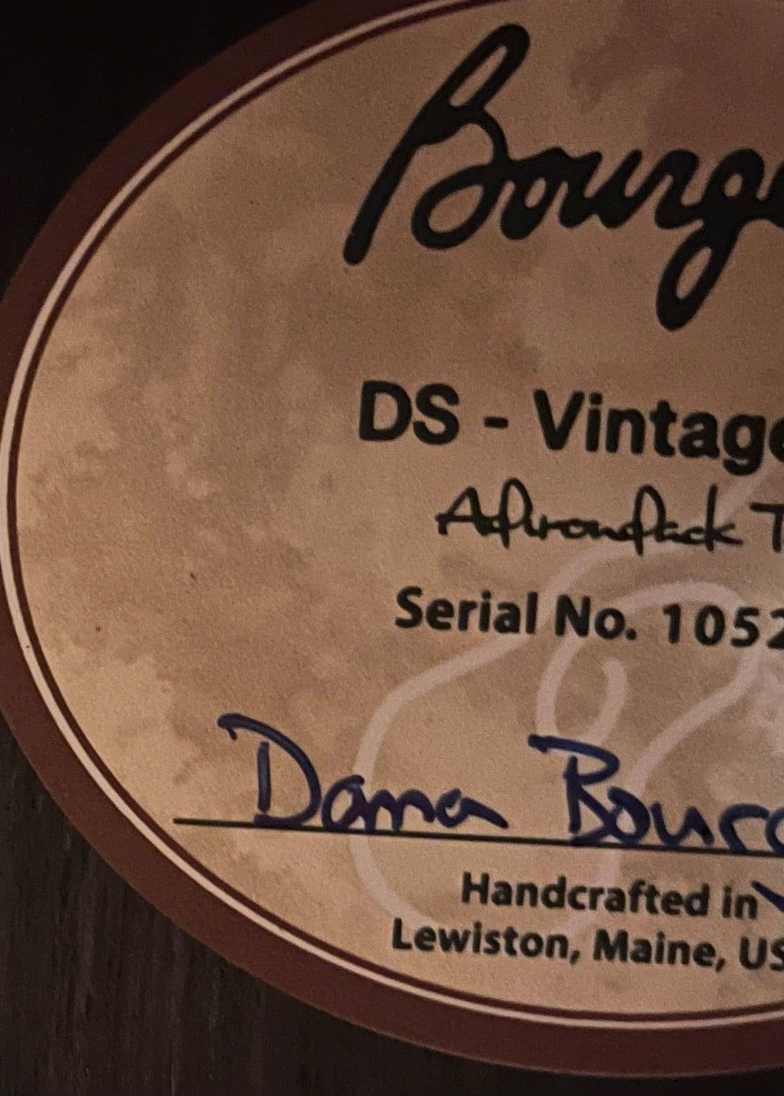 Bourgeois Custom DS Custom 12 Fret Dreadnought