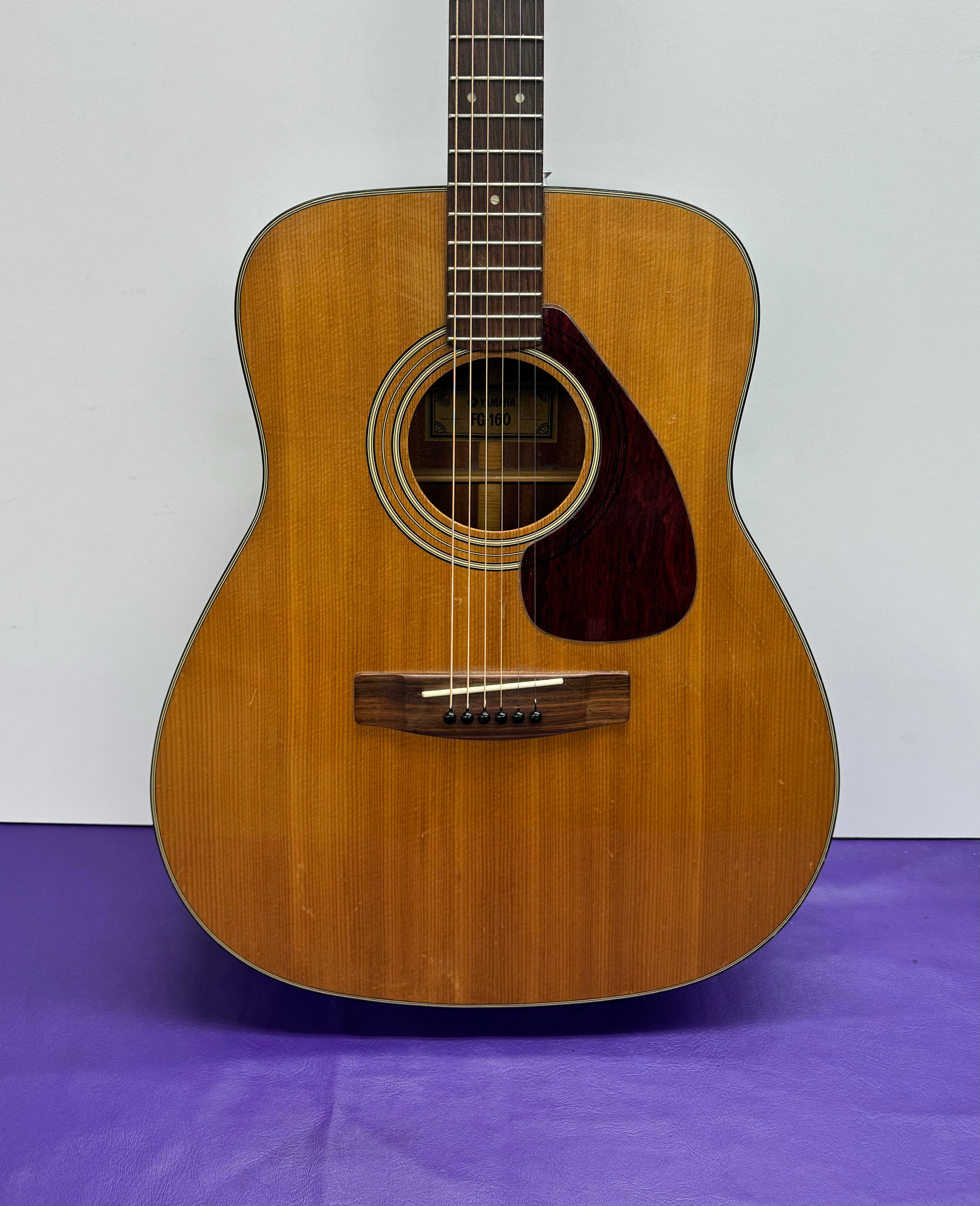 YAMAHA FG-160 1972年 美音 Vintage 1972 Yamaha FG-160 Acoustic black label Taiwan