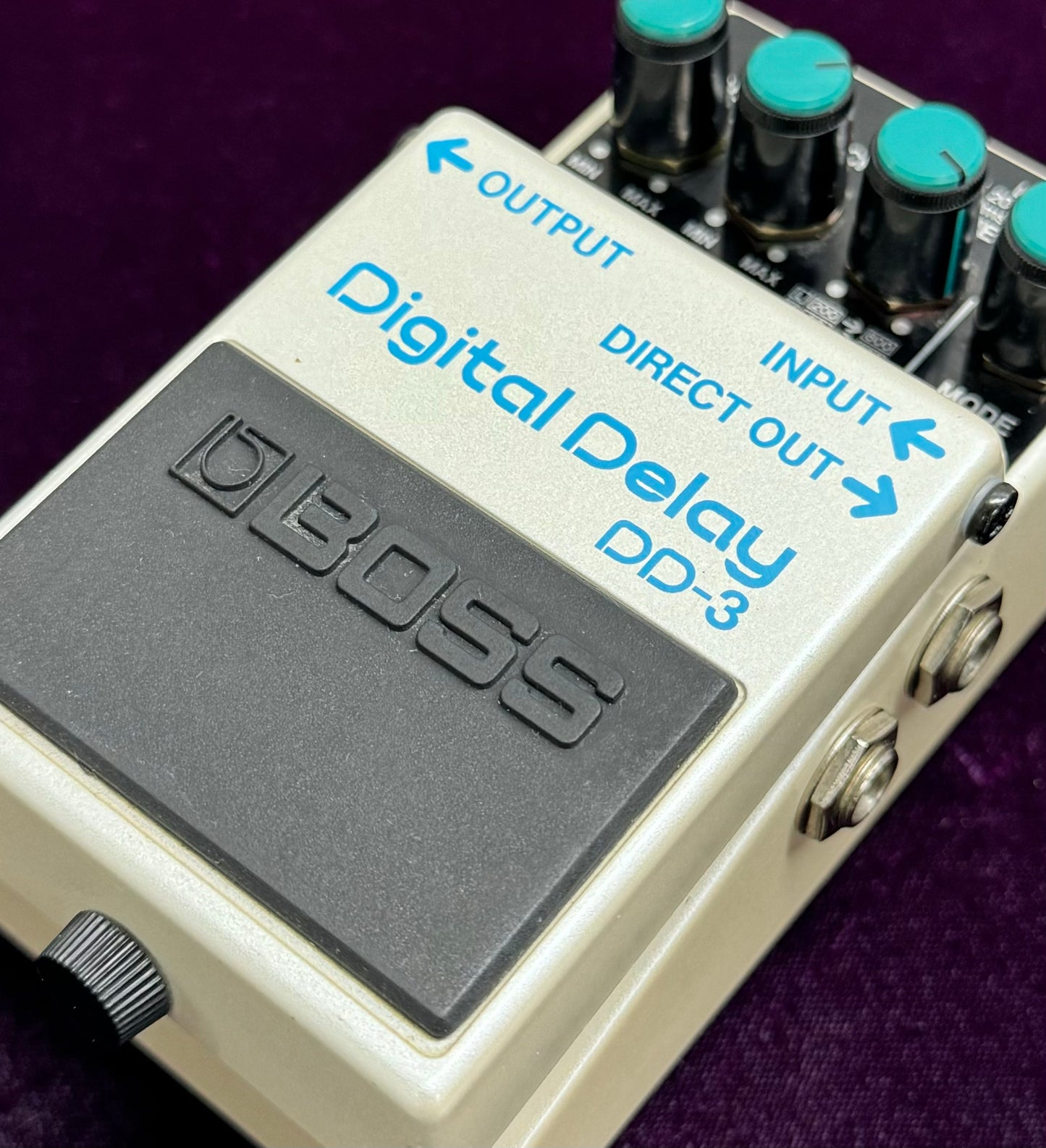 Vintage 1990 Boss DD-3 made in Japan blue bottom 1990s MIJ