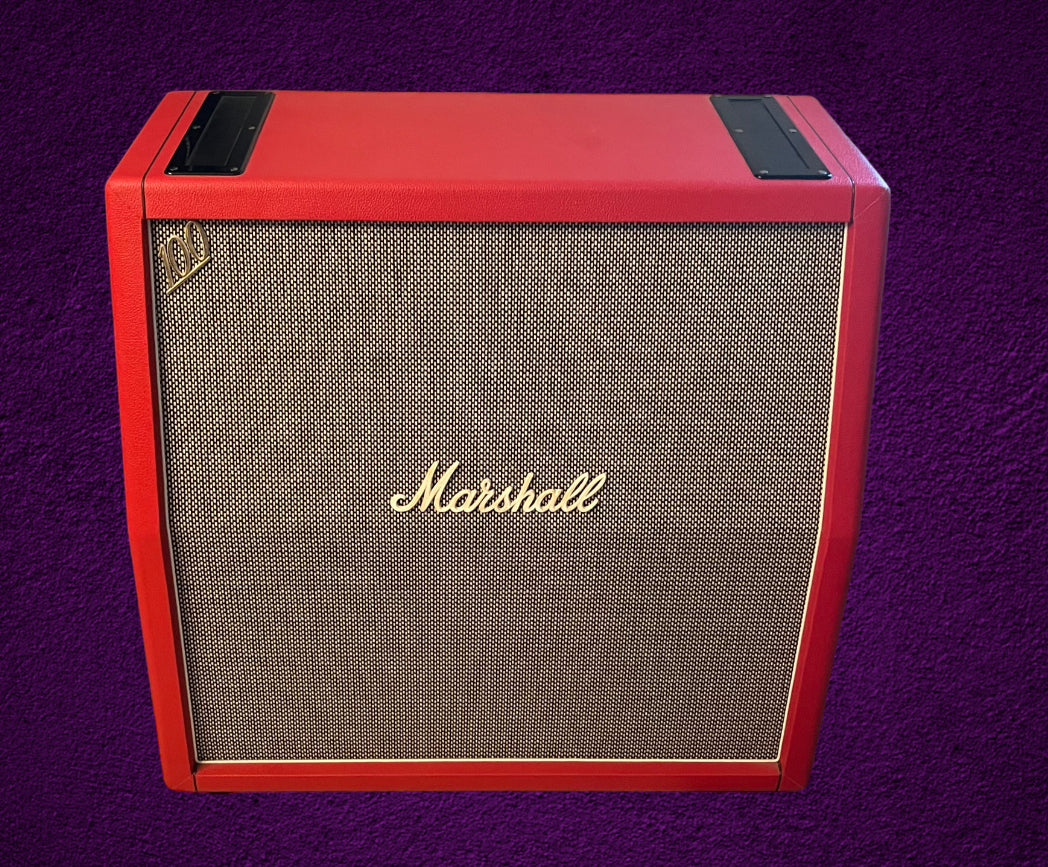 Marshall 4x12 with 55 hz + UK made Greenbacks Mojotone Baltic Birch