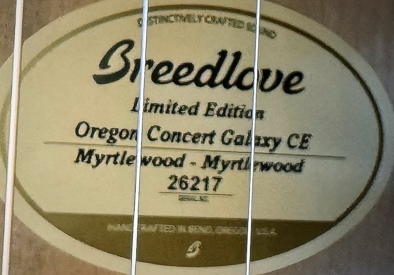 2021 Breedlove Oregon Galaxy Concert CE