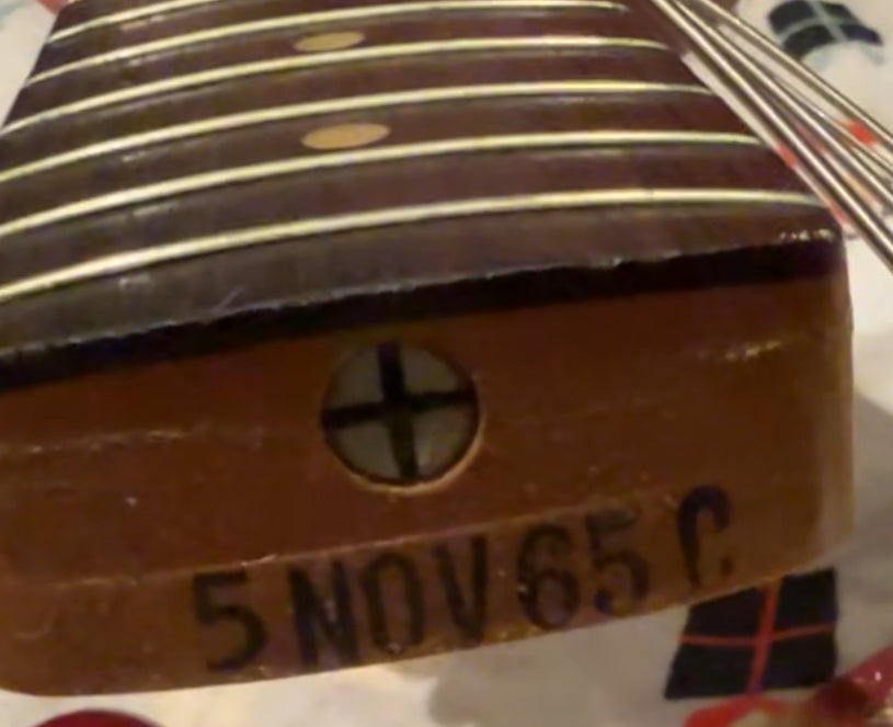 Vintage 1965 1966 Fender Precison Bass P-Bass Factory Candy apple red