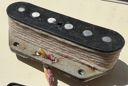 Vintage 1960s 1970s Fender Tele partscaster luthiers relic project Telecaster build