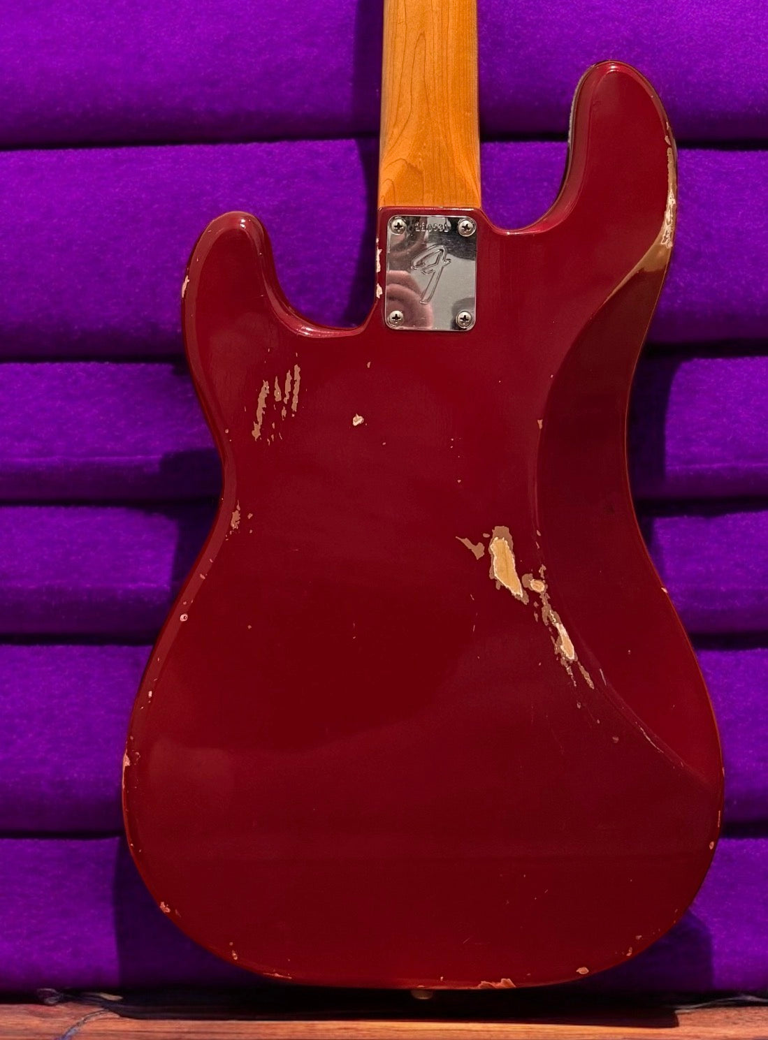Vintage 1965 1966 Fender Precison Bass P-Bass Factory Candy apple red
