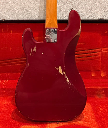 Vintage 1965 1966 Fender Precison Bass P-Bass Factory Candy Apple Red