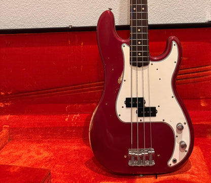 Vintage 1965 1966 Fender Precison Bass P-Bass Factory Candy Apple Red