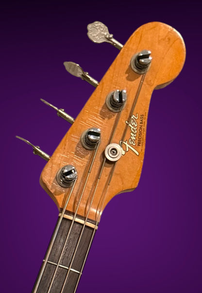 Vintage 1965 1966 Fender Precison Bass P-Bass Factory Candy apple red
