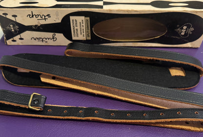 Vintage 1960s 1969 Ace Guitar strap Hendrix Clapton Woodstock Case Candy Gibson Les Paul Fender Stratocaster
