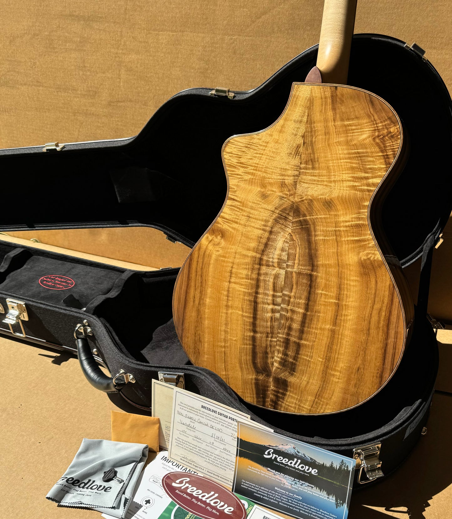 Breedlove Northwest Classic 30th anniversary boutique acoustic guitar