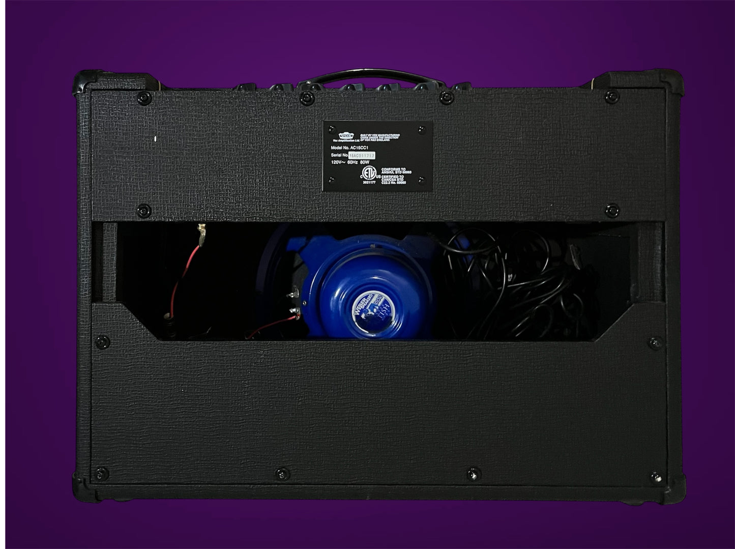 2015 Vox AC15 CC1 Weber Upgrade Free Shipping