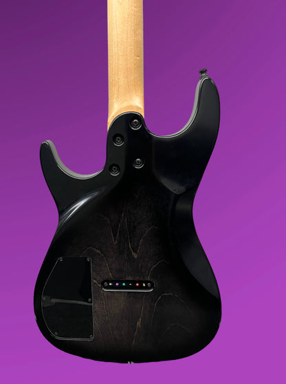 Godin Redline HB Trans Black Flame made in Canada SILVER LEAF MAPLE