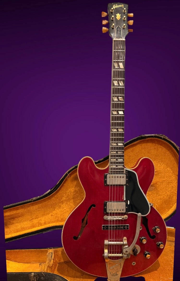 Vintage 1962 Gibson ES-345 double black PAFs