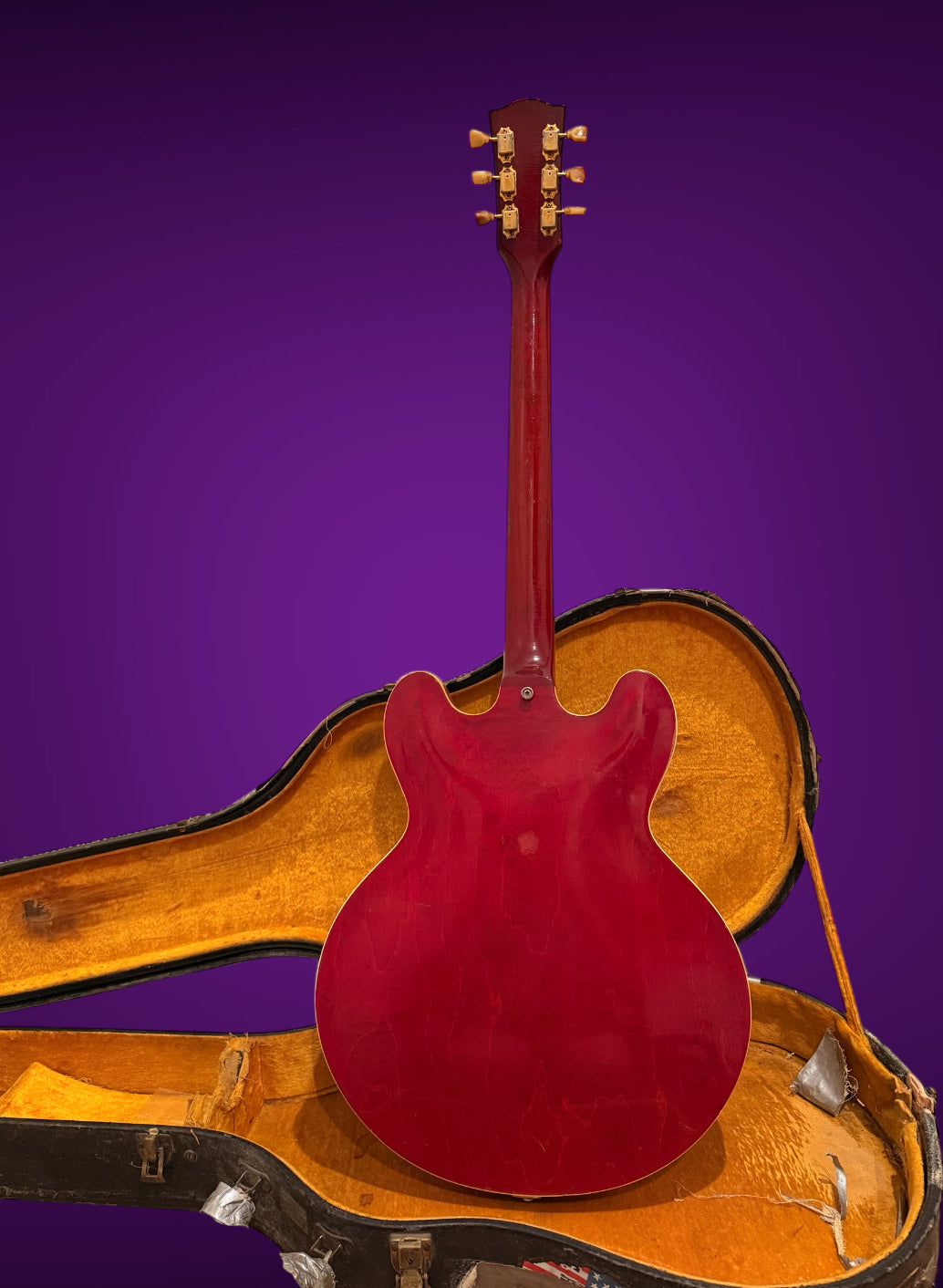 Vintage 1962 Gibson ES-345 double black PAFs