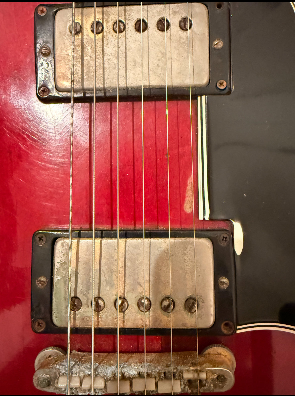 Vintage 1962 Gibson ES-345 double black PAFs