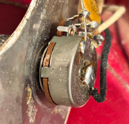 Vintage 1965 1966 Fender Precison Bass P-Bass Factory Candy apple red