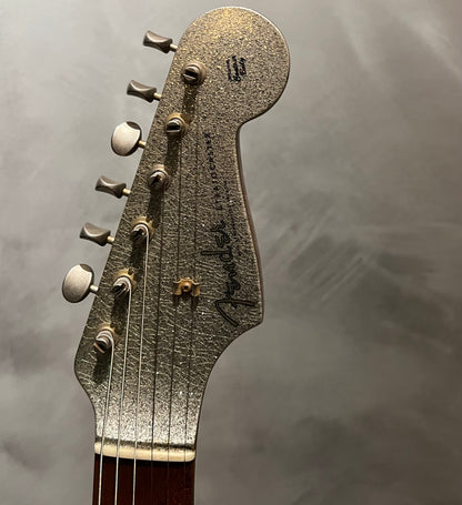 Fender Custom Shop Stratocaster 15th Anniversary Journeyman aged Silver Sparkle